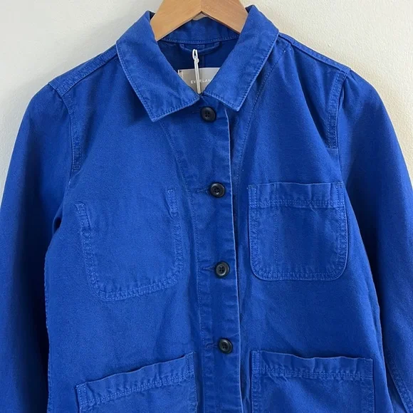 NWT Everlane The Chore Jacket in Bleu De Travail Size XS - Picture 4 of 11
